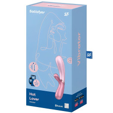 Смарт-вибратор с функцией нагрева Satisfyer Hot Lover розовый