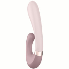 Смарт-вибратор со стимулятором клитора и функцией нагрева Satisfyer Heat Wave Mauve