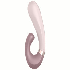 Смарт-вибратор со стимулятором клитора и функцией нагрева Satisfyer Heat Wave Mauve