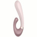 Смарт-вибратор со стимулятором клитора и функцией нагрева Satisfyer Heat Wave Mauve