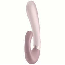Смарт-вибратор со стимулятором клитора и функцией нагрева Satisfyer Heat Wave Mauve