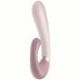 Смарт-вибратор со стимулятором клитора и функцией нагрева Satisfyer Heat Wave Mauve