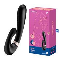 Смарт-вибратор с функцией нагрева Satisfyer Heat Wave черный