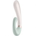 Смарт-вибратор со стимулятором клитора и функцией нагрева Satisfyer Heat Wave Mint