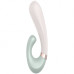 Смарт-вибратор со стимулятором клитора и функцией нагрева Satisfyer Heat Wave Mint