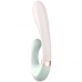 Смарт-вибратор со стимулятором клитора и функцией нагрева Satisfyer Heat Wave Mint