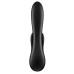 Смарт-вибратор с клиторальным стимулятором Satisfyer Double Flex черный