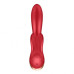 Смарт-вибратор с клиторальным стимулятором Satisfyer Double Flex красный