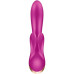 Смарт-вибратор с клиторальным стимулятором Satisfyer Double Flex фиолетовый