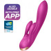 Смарт-вибратор с клиторальным стимулятором Satisfyer Double Flex фиолетовый