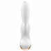 Смарт-вибратор с клиторальным стимулятором Satisfyer Double Flex белый