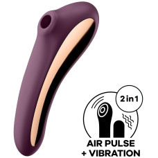 Вакуумно-волновой вибратор Satisfyer Dual Kiss фиолетовый