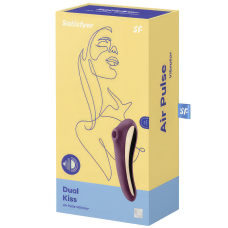 Вакуумно-волновой вибратор Satisfyer Dual Kiss фиолетовый