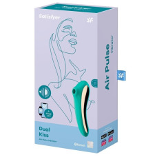 Вакуумно-волновой вибратор Satisfyer Dual Kiss зеленый