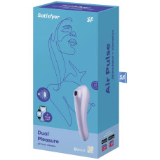 Клиторальный смарт-стимулятор с вибрацией Satisfyer Dual Pleasure сиреневый