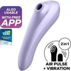 Клиторальный смарт-стимулятор с вибрацией Satisfyer Dual Pleasure сиреневый