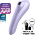 Клиторальный смарт-стимулятор с вибрацией Satisfyer Dual Pleasure сиреневый