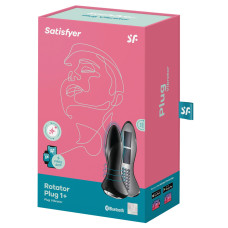 Анальный смарт-стимулятор с вибрацией и ротацией Satisfyer Rotator Plug 1+ черный