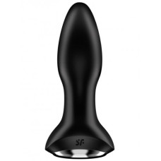 Анальный смарт-стимулятор с вибрацией и ротацией Satisfyer Rotator Plug 2+ черный