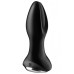 Анальный смарт-стимулятор с вибрацией и ротацией Satisfyer Rotator Plug 2+ черный