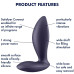 Анальная смарт-втулка с вибрацией и стимулятором промежности Satisfyer Power Plug