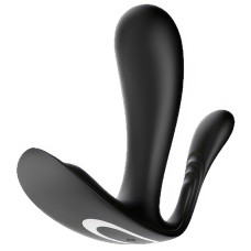 Анально-вагинальный смарт-стимулятор для ношения Satisfyer Top Secret Plus + черный