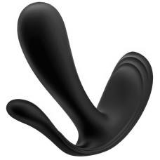 Анально-вагинальный смарт-стимулятор для ношения Satisfyer Top Secret Plus + черный