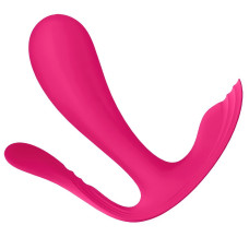 Анально-вагинальный смарт-стимулятор для ношения Satisfyer Top Secret Plus + розовый