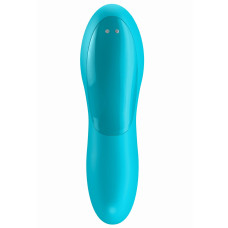 Клиторальный вибромассажер на палец Satisfyer Teaser голубой