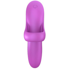 Универсальный вибромассажер на палец Satisfyer Bold Lover фиолетовый