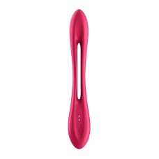 Многофункциональный вибратор для пар с гибкой основой Satisfyer Elastic Joy Red