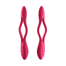 Многофункциональный вибратор для пар с гибкой основой Satisfyer Elastic Joy Red