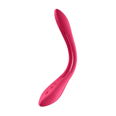 Многофункциональный вибратор для пар с гибкой основой Satisfyer Elastic Joy Red