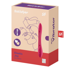 Многофункциональный вибратор для пар с гибкой основой Satisfyer Elastic Joy Red