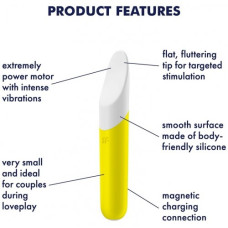 Мини-вибратор Satisfyer Ultra Power Bullet 7 желтый