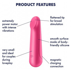 Мини-вибратор Satisfyer Ultra Power Bullet 3 розовый