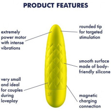 Мини-вибратор Satisfyer Ultra Power Bullet 5 желтый