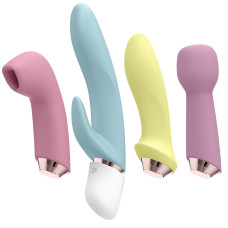 Набор из четырех игрушек Satisfyer Marvelous Four Vibrator & Air Pulse Set