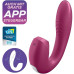 Смарт-вибратор с вакуумно-волновым стимулятором клитора Satisfyer Sunray розовый