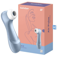 Вакуумно-волновой стимулятор клитора Satisfyer Pro 2 голубой