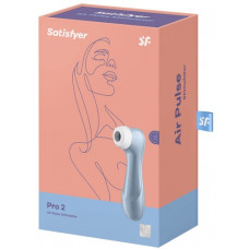 Вакуумно-волновой стимулятор клитора Satisfyer Pro 2 голубой