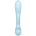 Двусторонний вибратор с клиторальным стимулятором Satisfyer Triple Oh Blue