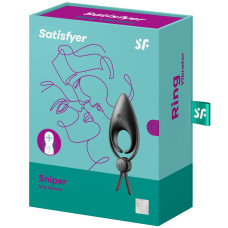 Эрекционное кольцо-лассо с вибрацией Satisfyer Sniper черное