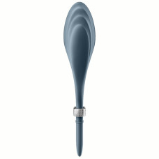 Эрекционное кольцо с вибрацией Satisfyer Duelist серый
