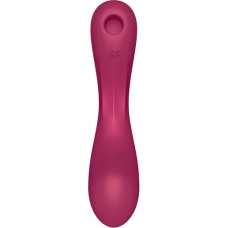 Вакуумный стимулятор клитора с вибрирующей ручкой Satisfyer Curvy Trinity 1 розовый