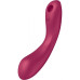 Вакуумный стимулятор клитора с вибрирующей ручкой Satisfyer Curvy Trinity 1 розовый