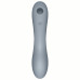 Вакуумный вибростимулятор для клитора и точки G Satisfyer Curvy Trinity 3 серый