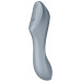 Вакуумный вибростимулятор для клитора и точки G Satisfyer Curvy Trinity 3 серый