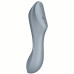 Вакуумный вибростимулятор для клитора и точки G Satisfyer Curvy Trinity 3 серый