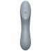 Вакуумный вибростимулятор для клитора и точки G Satisfyer Curvy Trinity 3 серый